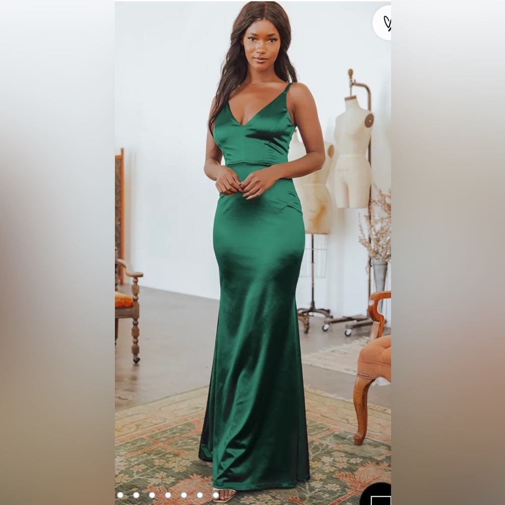 Lulus Satin Dress